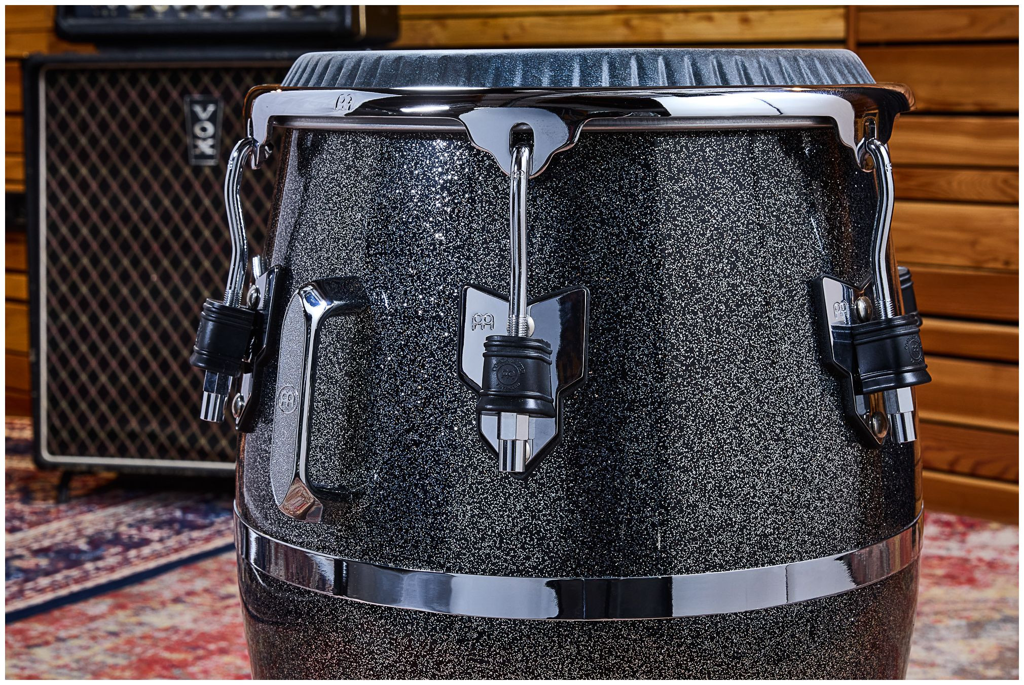 Galerijní obrázek č.1 Conga MEINL DG1134MS Artist Diego Galé Conga 11” 3/4” REMO Black Calfskin Skyndeep - Midnight Star