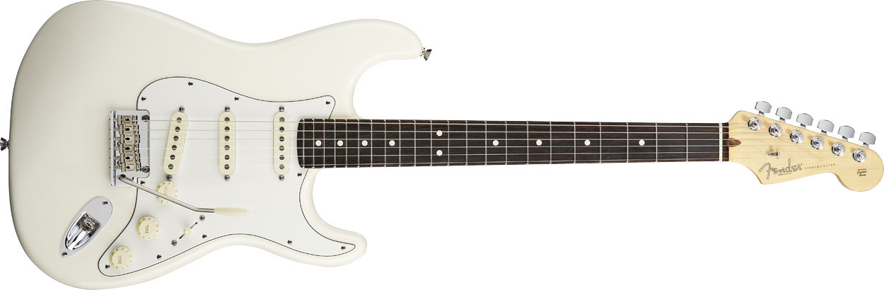 Hlavní obrázek ST - modely FENDER American Standard Stratocaster®, Rosewood Fingerboard, Olympic White