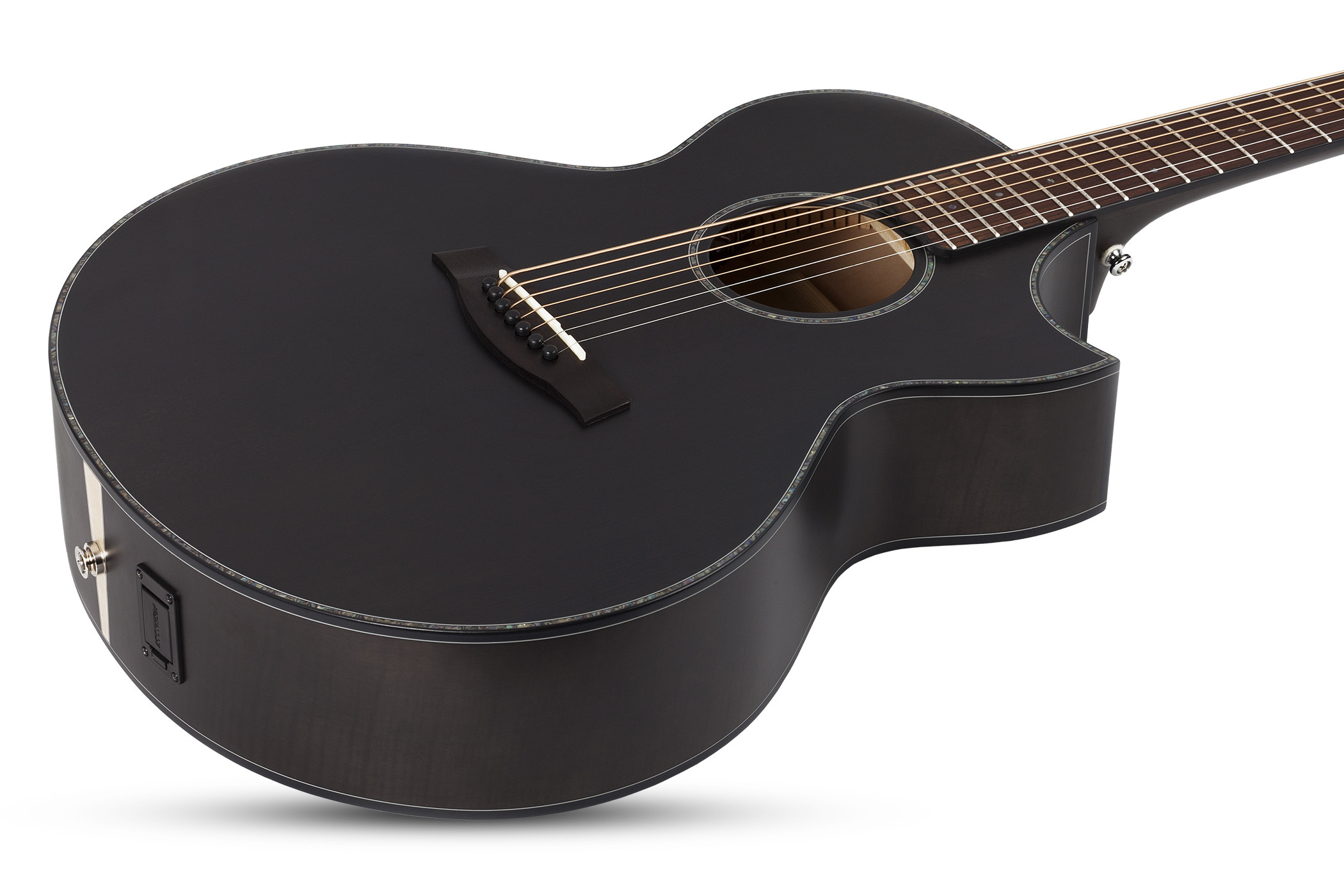 Galerijní obrázek č.4 Jumbo SCHECTER Orleans Stage-7 Acoustic - Satin See Thru Black