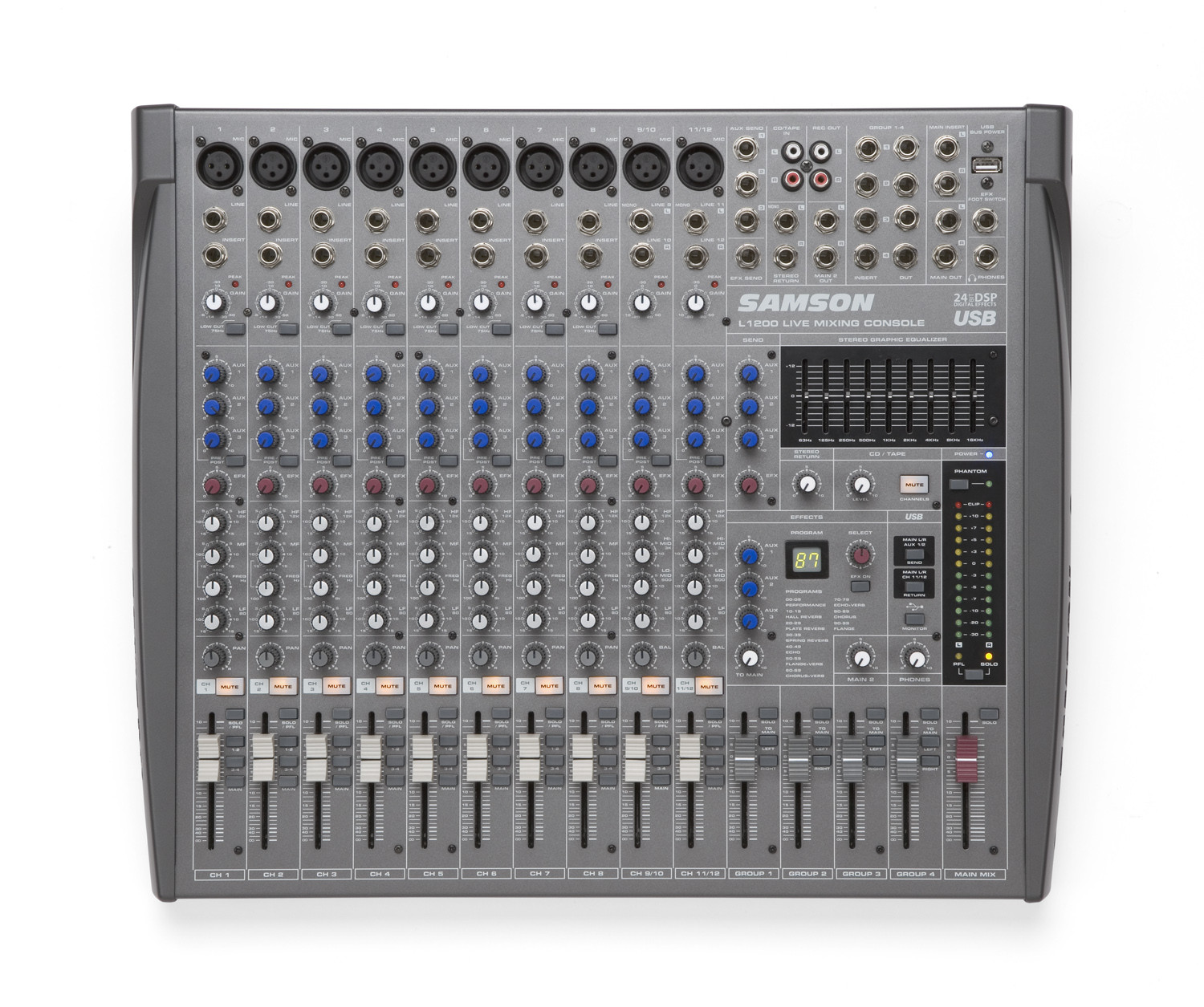 Galerijní obrázek č.4 Mixážní pulty s efektem SAMSON L1200