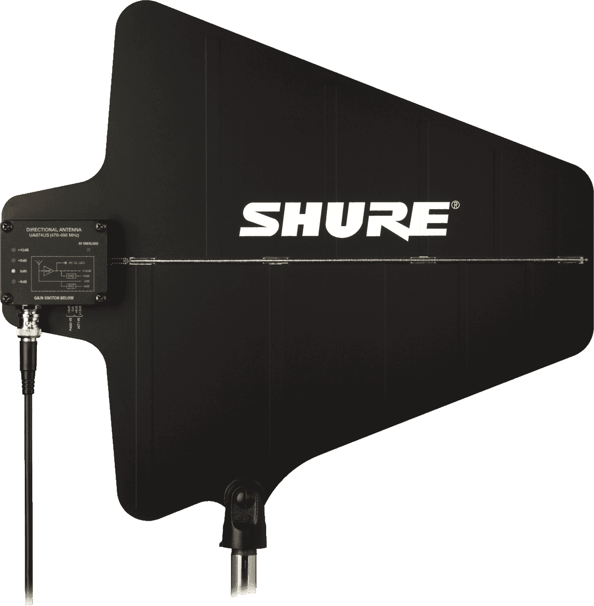 Galerijní obrázek č.1 Antény a slučovače pro bezdrátové systémy SHURE UA874US (470-698MHz)