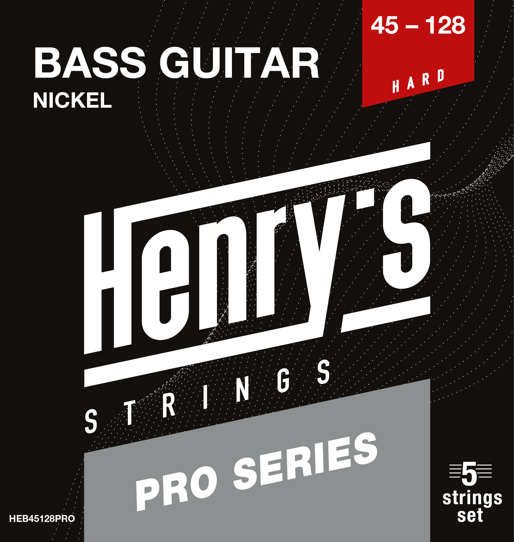 Hlavní obrázek Tvrdost .045 HENRY’S HEB45128PRO Bass Nickel - 045“ - 128”