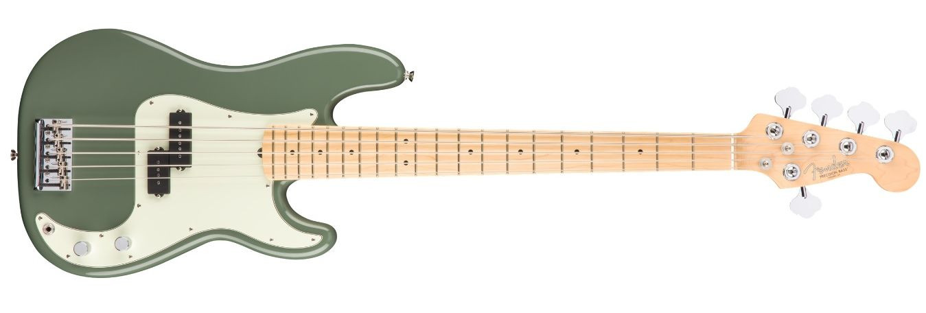 Hlavní obrázek 5strunné FENDER American Professional Precision Bass V Antique Olive Maple