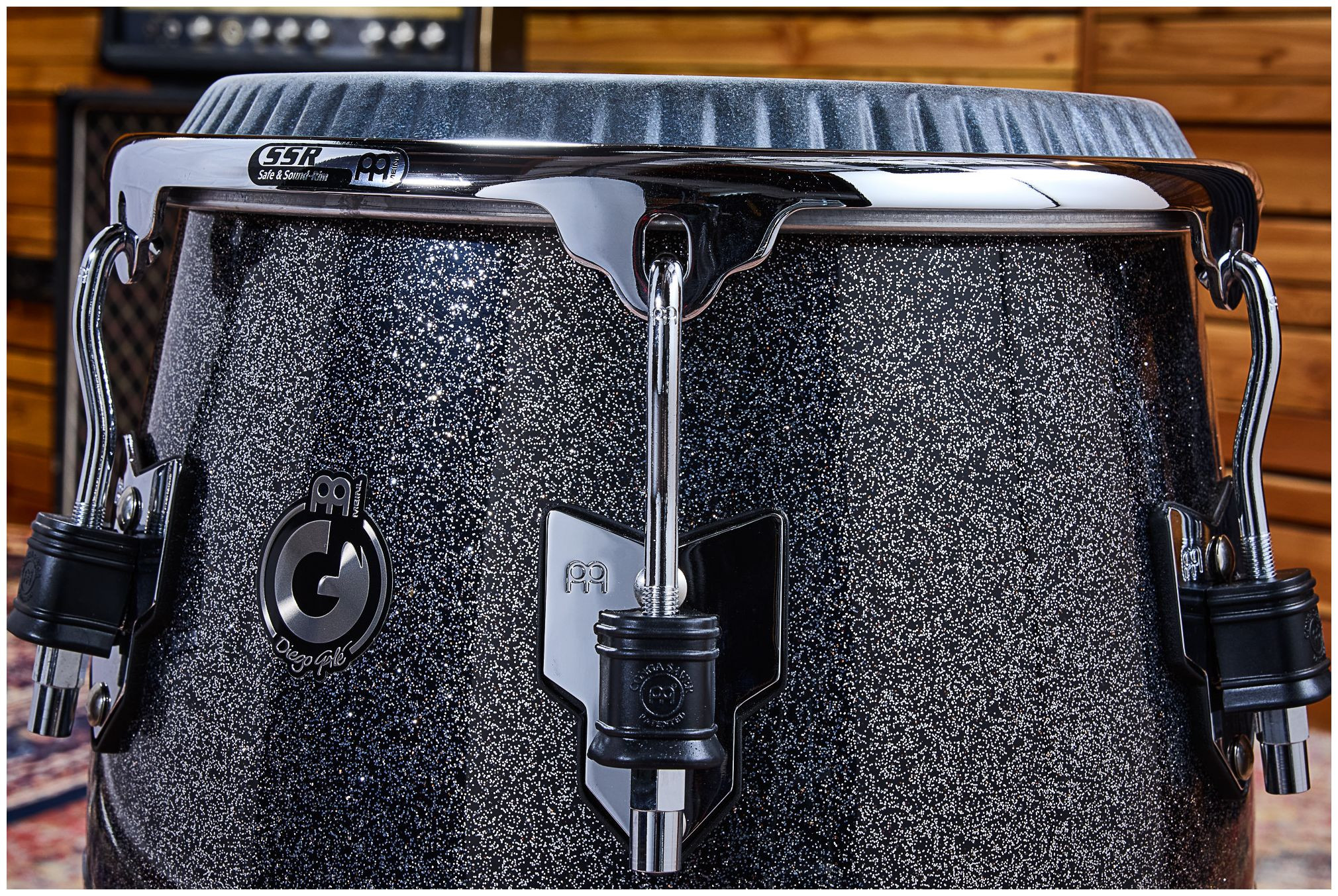 Galerijní obrázek č.2 Conga MEINL DG1134MS Artist Diego Galé Conga 11” 3/4” REMO Black Calfskin Skyndeep - Midnight Star