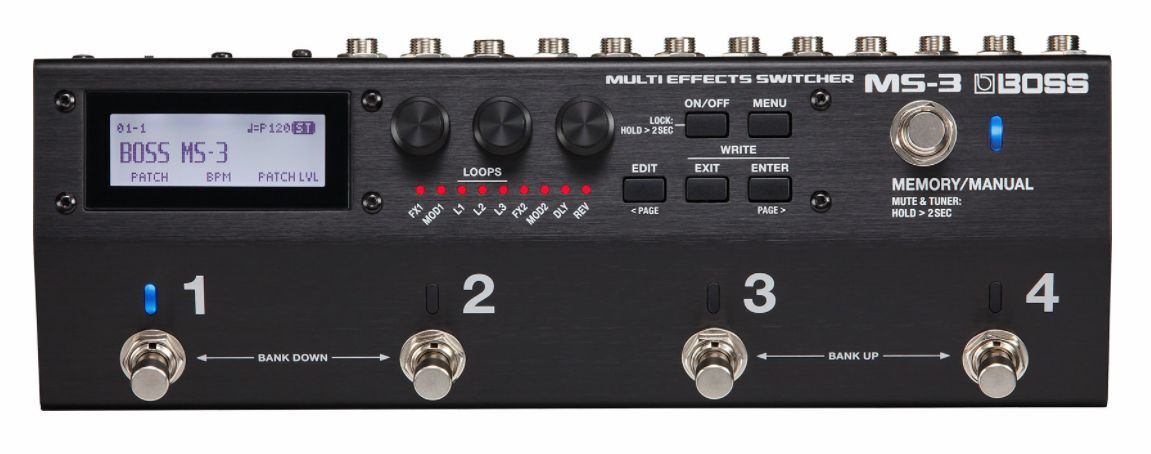 Hlavní obrázek Multiefekty, procesory BOSS MS-3