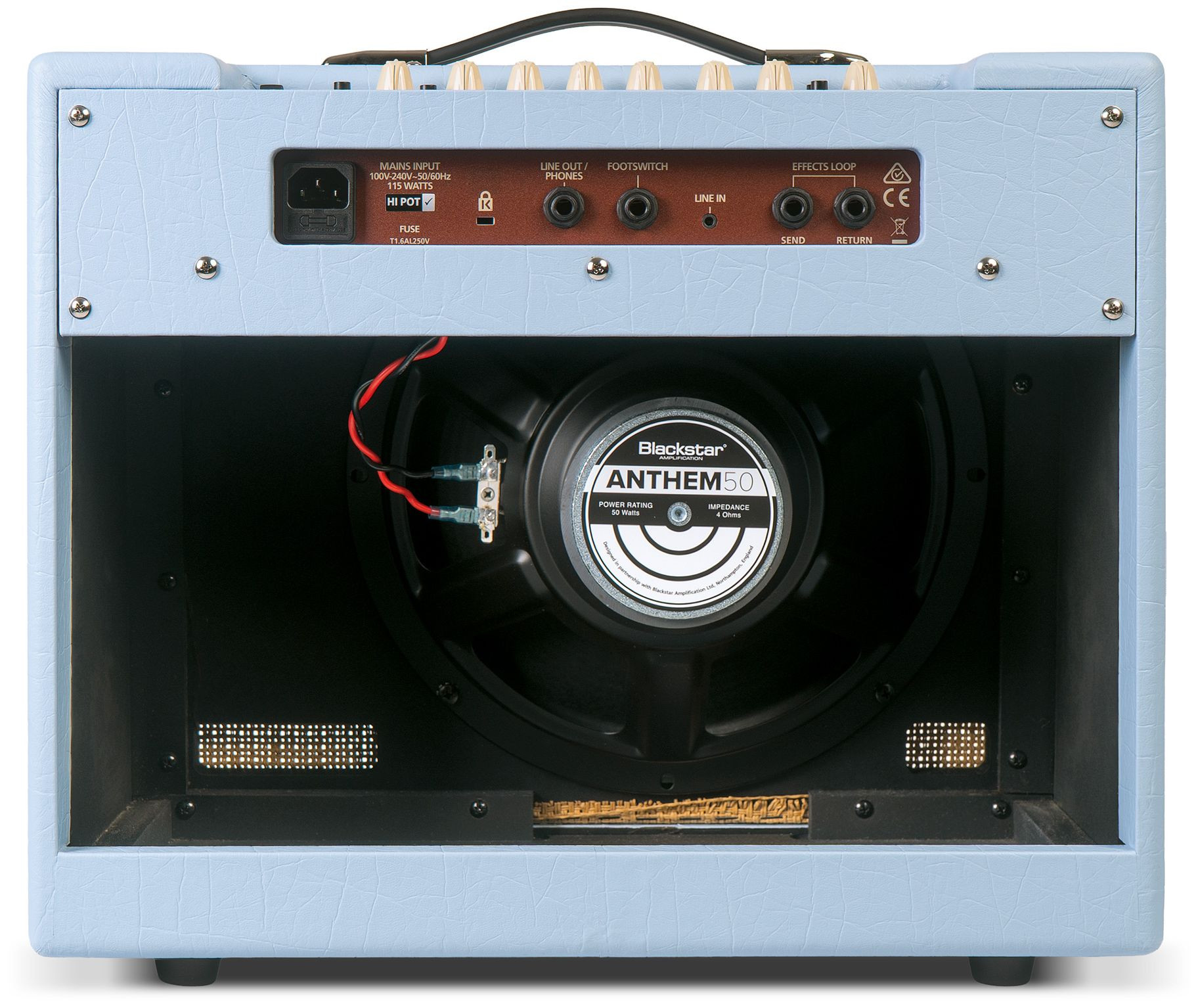 Galerijní obrázek č.2 Tranzistorová komba BLACKSTAR Debut 50R Union Jack - Baby Blue