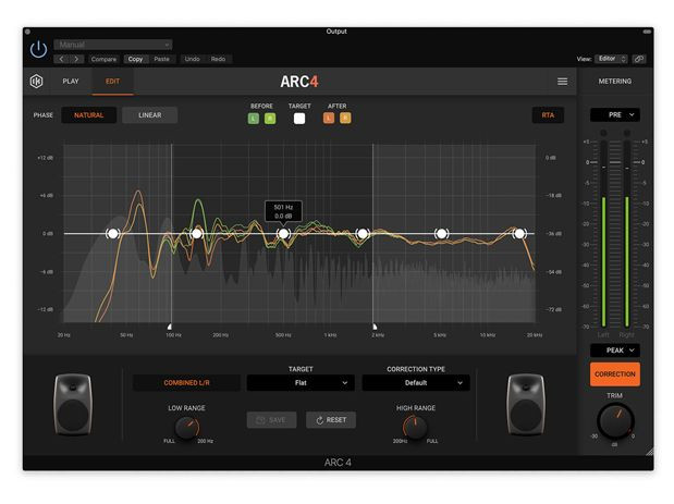 Galerijní obrázek č.4 Kalibrační software IK MULTIMEDIA ARC 4