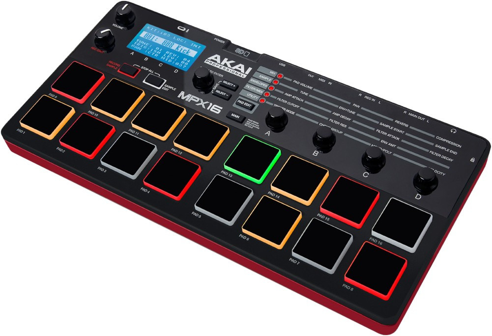 Hlavní obrázek DJ kontrolery AKAI MPX16