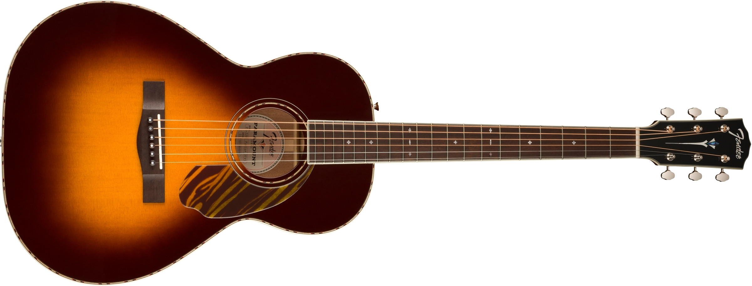 Hlavní obrázek Další tvary FENDER PS-220E Parlor - 3-Color Vintage Sunburst