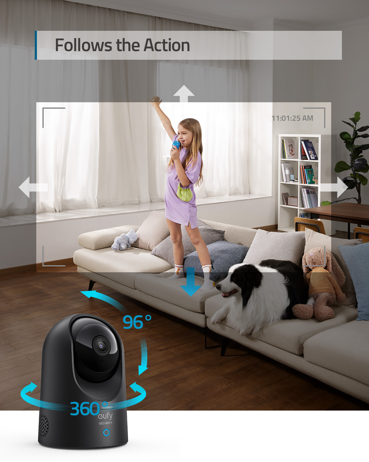 Galerijní obrázek č.8 Zabezpečení ANKER Eufy Indoor Cam 2K Pan & Tilt 2 pack Black