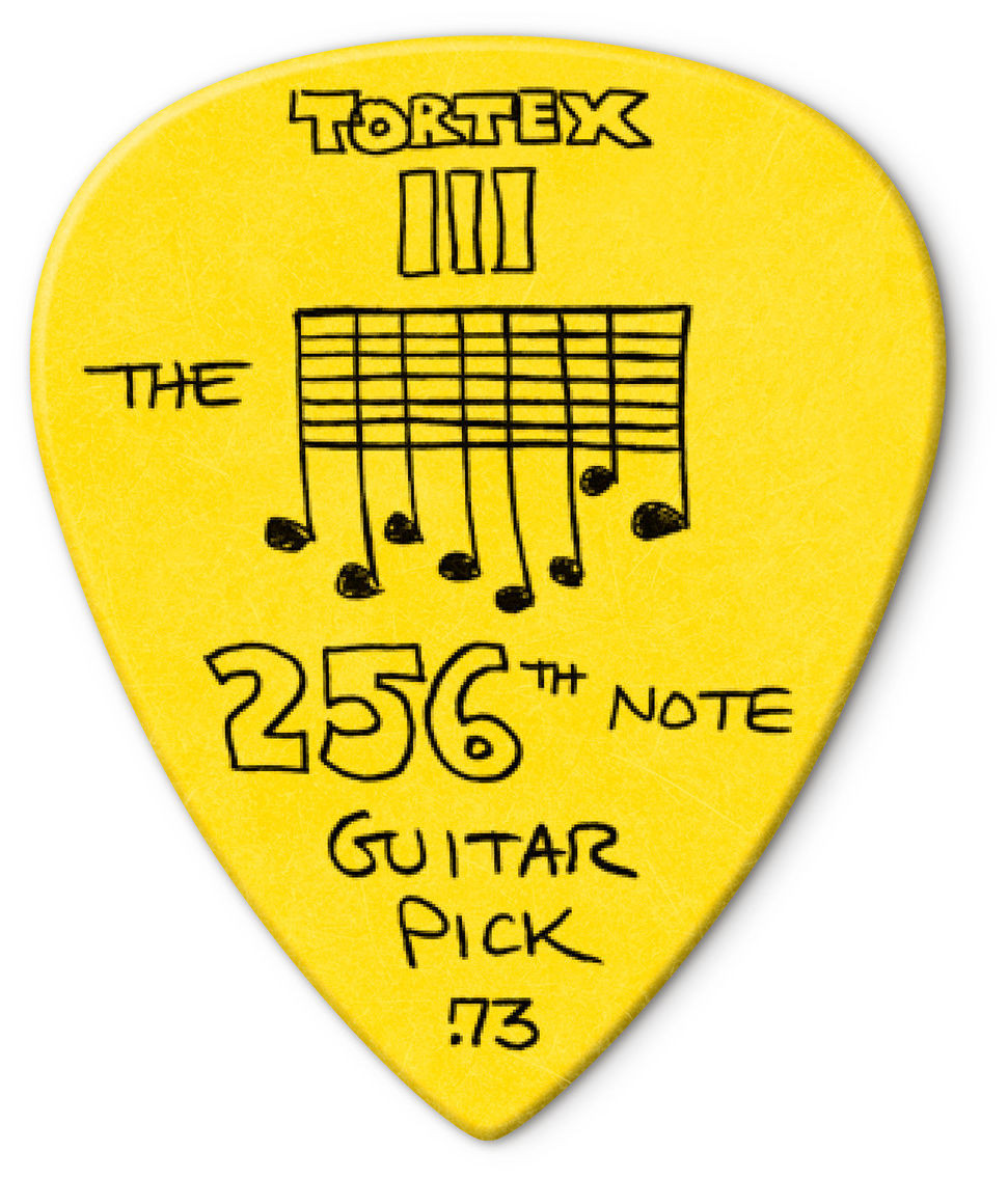 Galerijní obrázek č.6 Tvrdost  0.73 DUNLOP PG462P PAUL GILBERT CUSTOM TORTEX TIII PICK .73MM - 12 ks