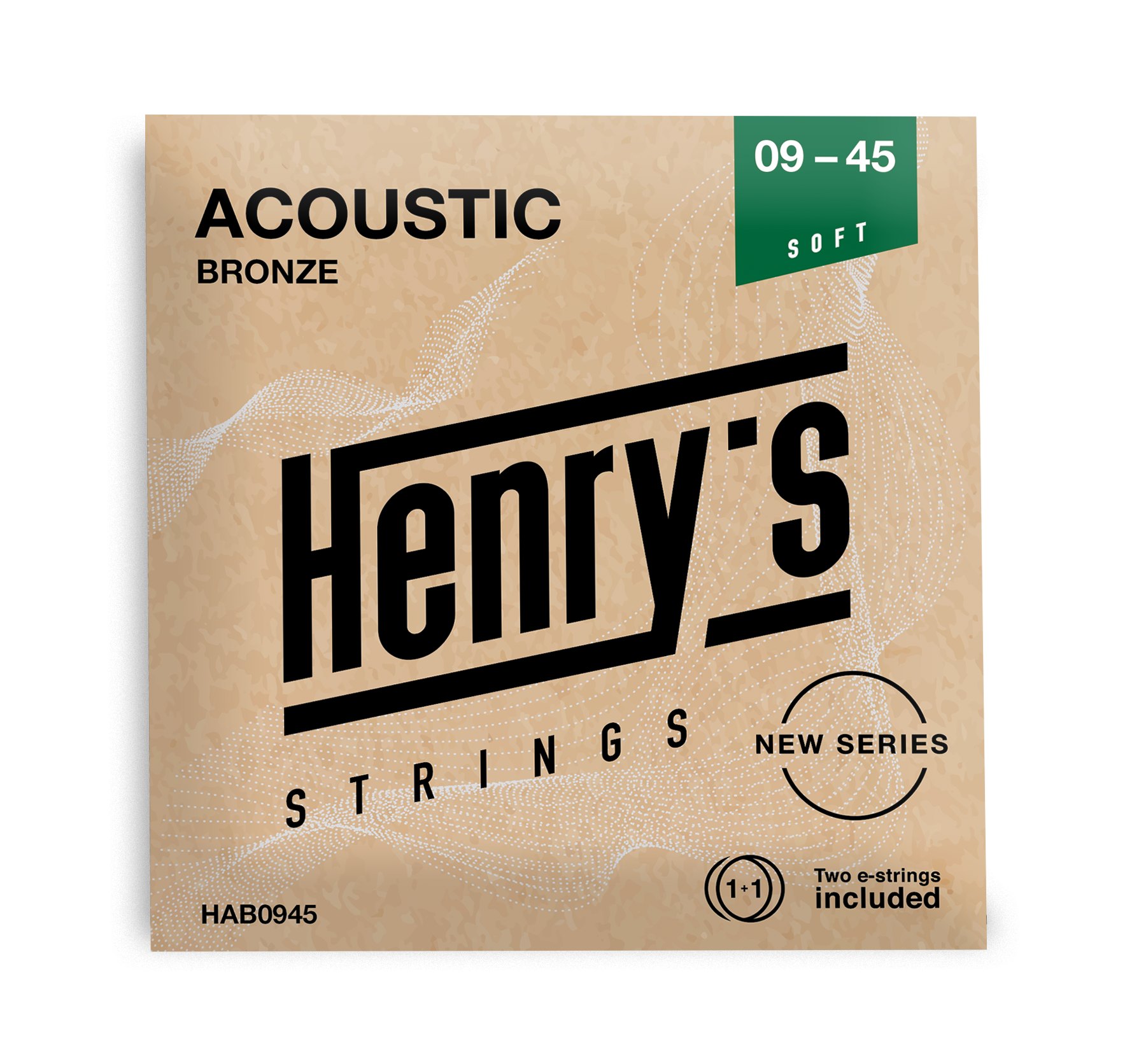 Hlavní obrázek Tvrdost .009 HENRY’S HAB0945 Acoustic Bronze - 009“ - 045“