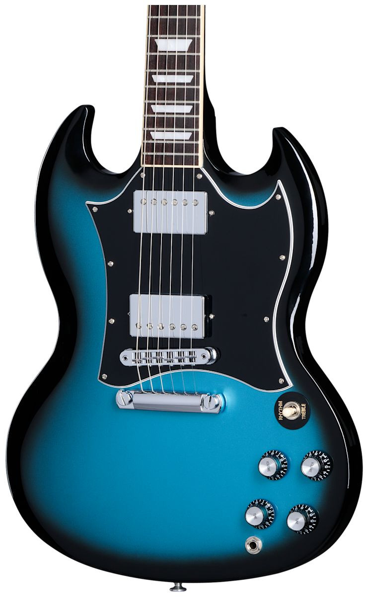 Galerijní obrázek č.2 SG GIBSON SG Standard Blue - Pelham Blue Burst