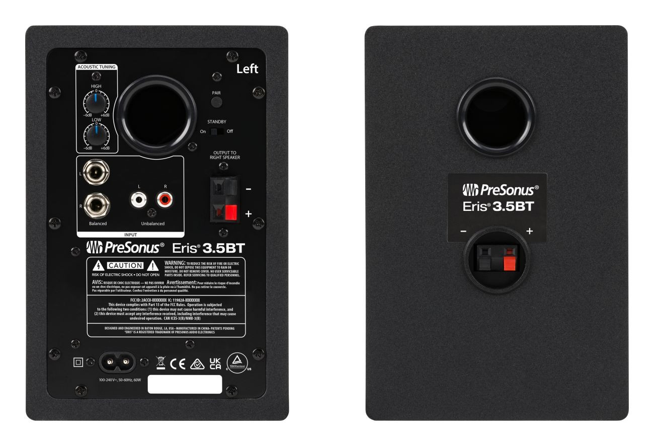 Galerijní obrázek č.1 Aktivní monitory PRESONUS Eris 3.5BT 2nd Gen Black (pair)