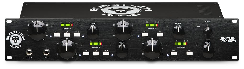 Galerijní obrázek č.3 Mikrofonní a linkové předzesilovače BLACK LION AUDIO B173 Quad
