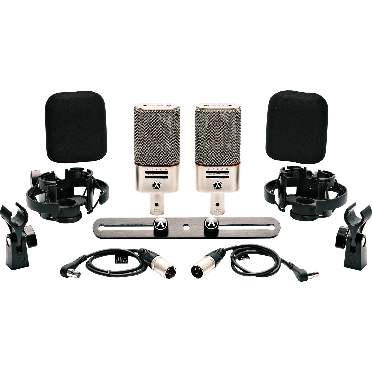 Hlavní obrázek Velkomembránové kondenzátorové mikrofony AUSTRIAN AUDIO OC818 Dual Set