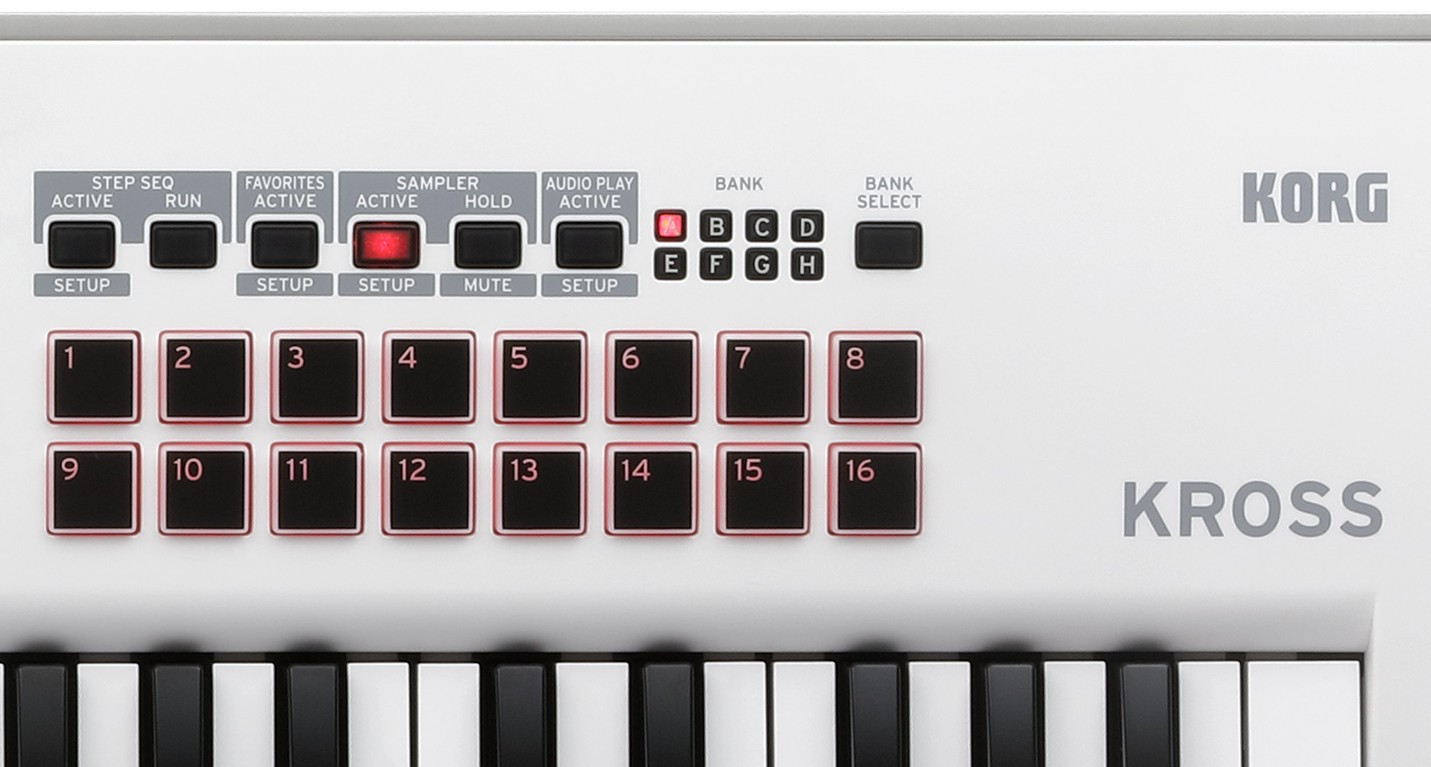 Galerijní obrázek č.5 Syntezátory, varhany, virtuální nástroje KORG KROSS 2-61-WH