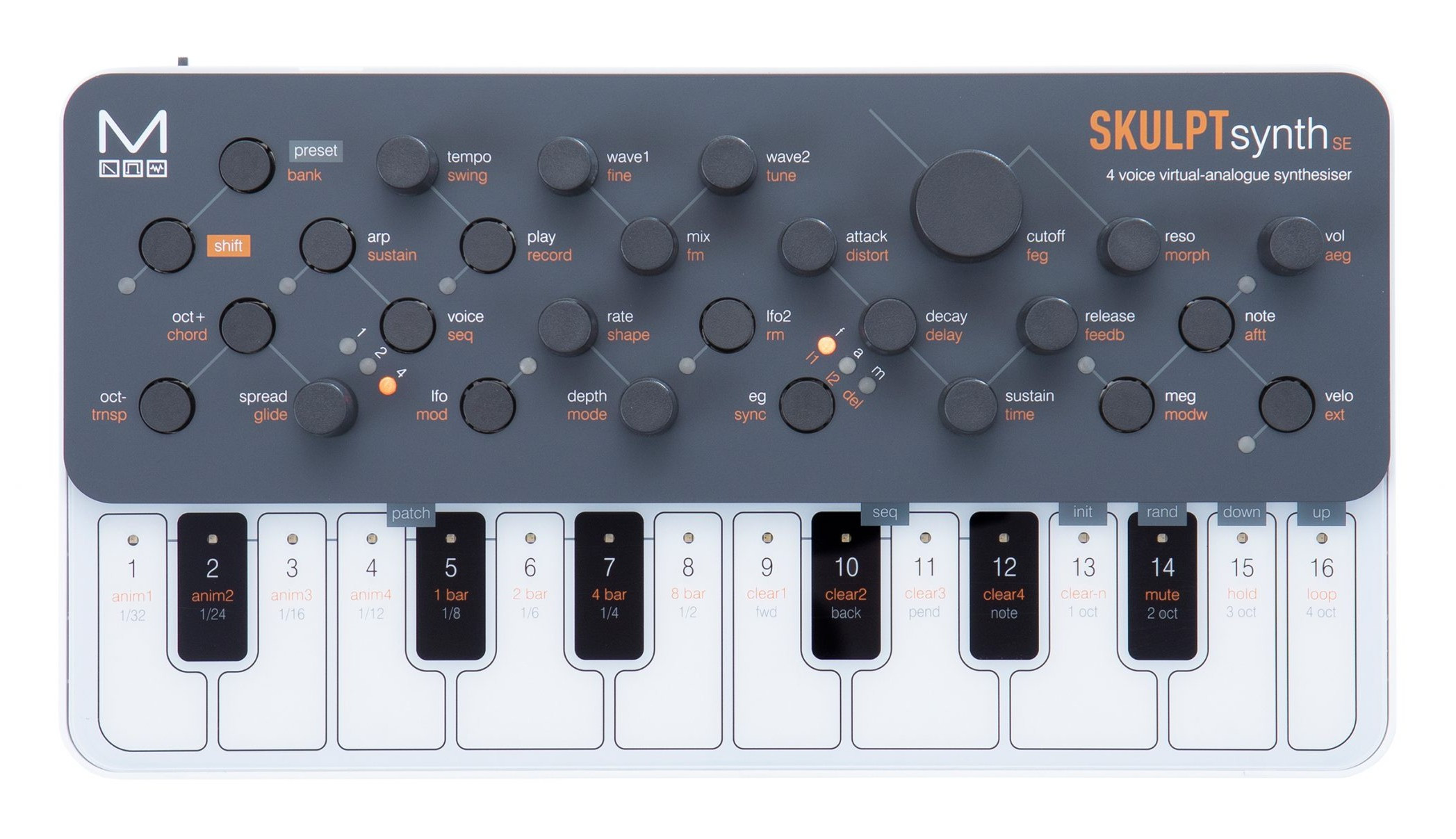 Hlavní obrázek Syntezátory, varhany, virtuální nástroje MODAL ELECTRONICS SKULPT synth SE