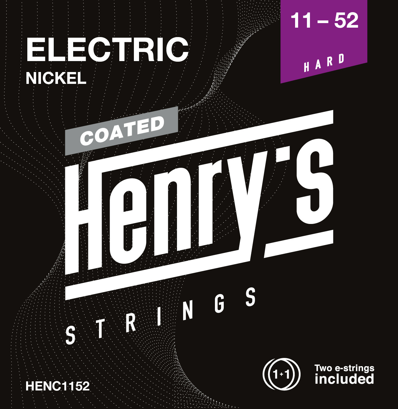 Hlavní obrázek Tvrdost .011 HENRY`S STRINGS HENC1152 Coated Electric Nickel - 011“ - 052”