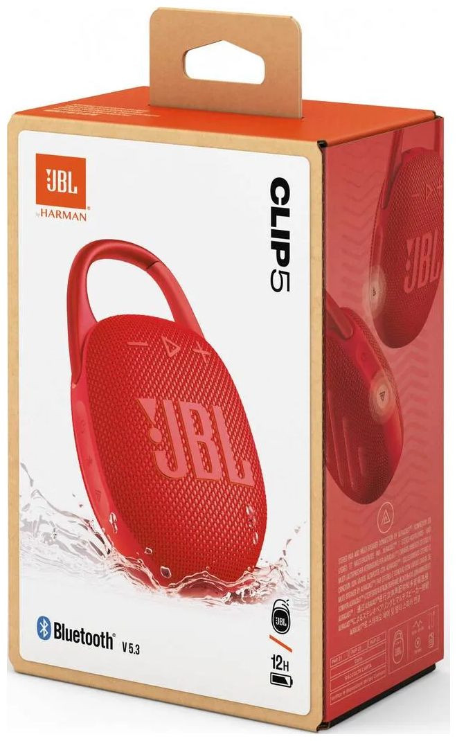 Galerijní obrázek č.6 Přenosné (na ven, na cesty) JBL Clip 5 Red