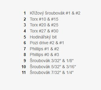 Galerijní obrázek č.1 Nářadí LEATHERMAN Bit Kit Sada #1