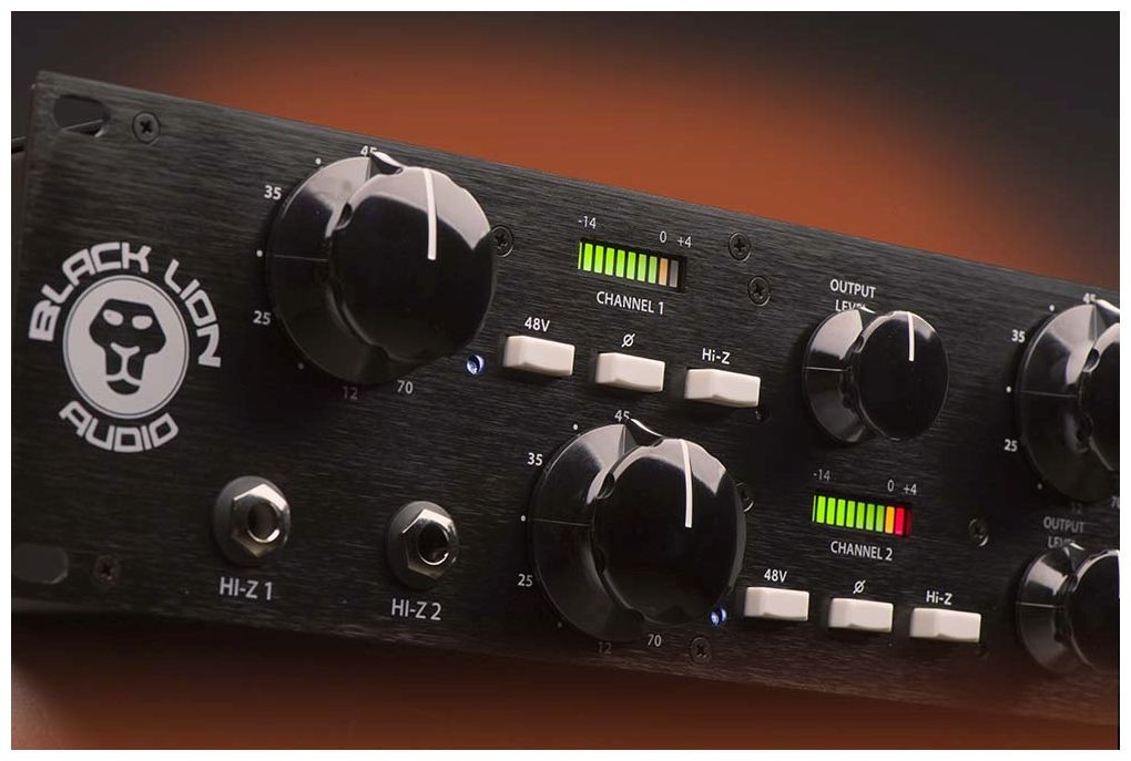 Galerijní obrázek č.4 Mikrofonní a linkové předzesilovače BLACK LION AUDIO B173 Quad