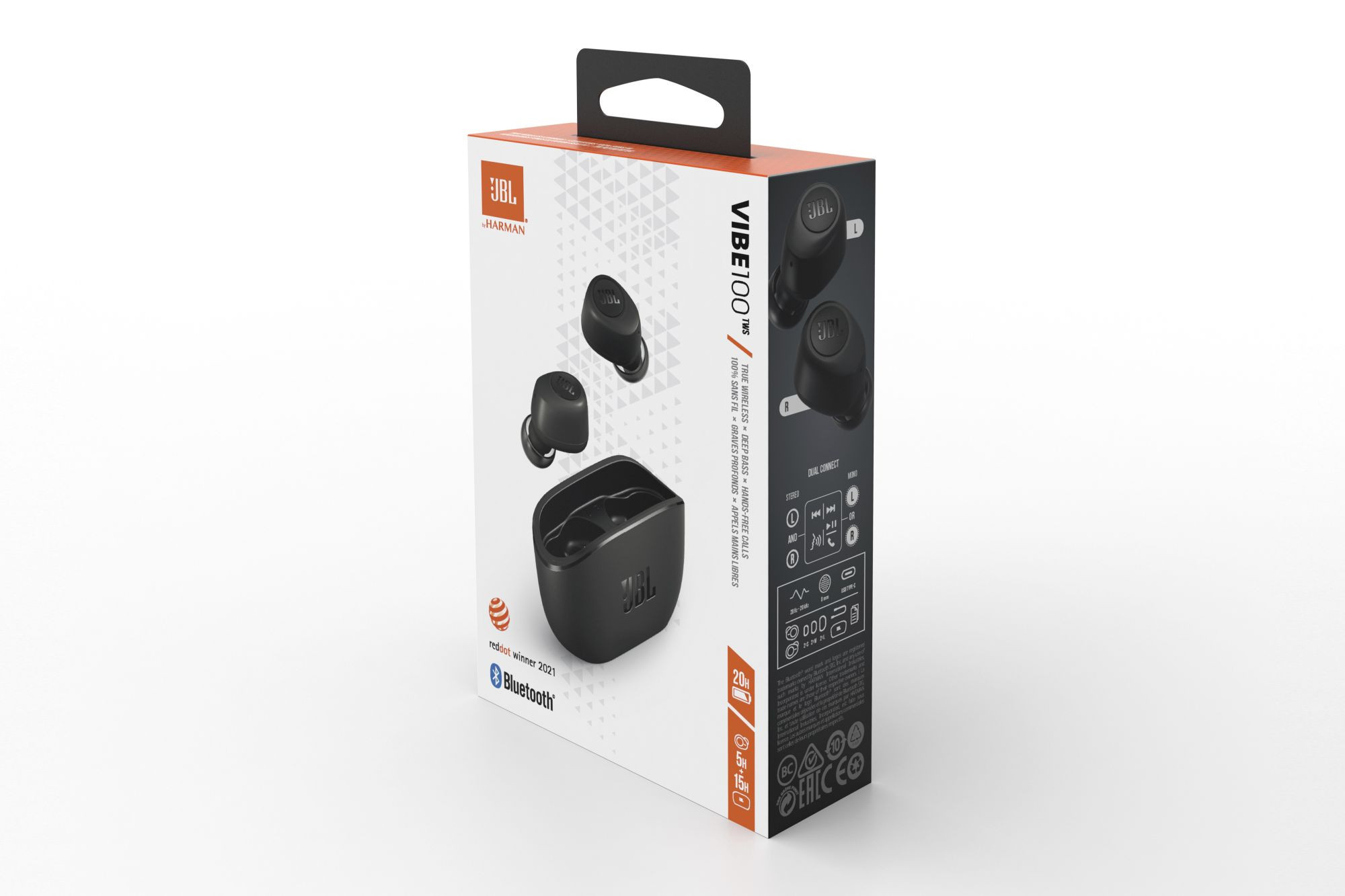 Galerijní obrázek č.10 Bezdrátová do uší JBL Vibe 100TWS Black