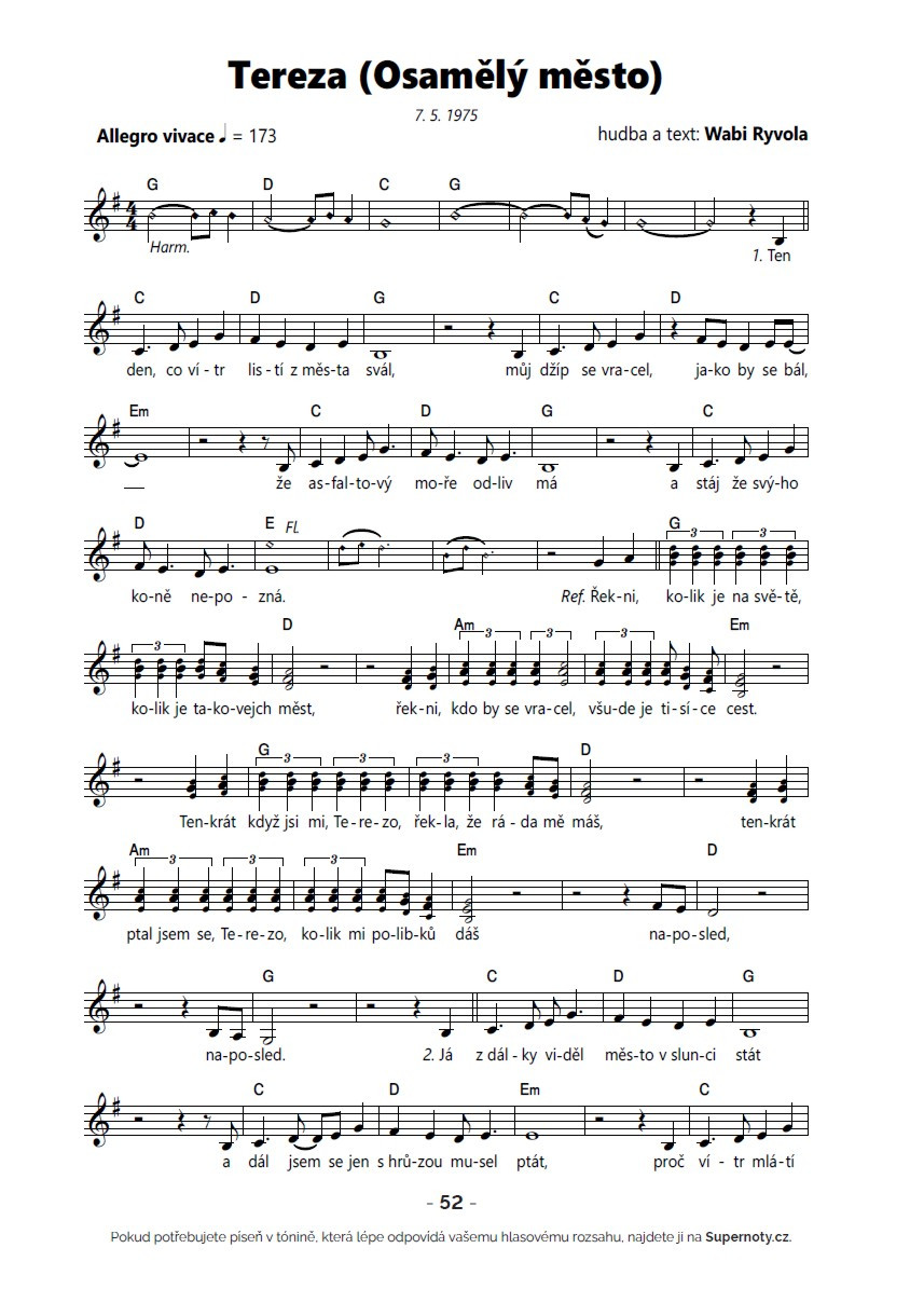 Galerijní obrázek č.3 Zpěvníky a učebnice PUBLIKACE Zpěvník Ryvolovky - Písně Wabiho a Mikiho Ryvolů - 2. díl