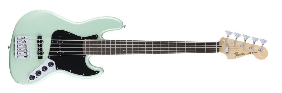 Hlavní obrázek 5strunné FENDER Deluxe Active Jazz Bass V Surf Pearl Rosewood