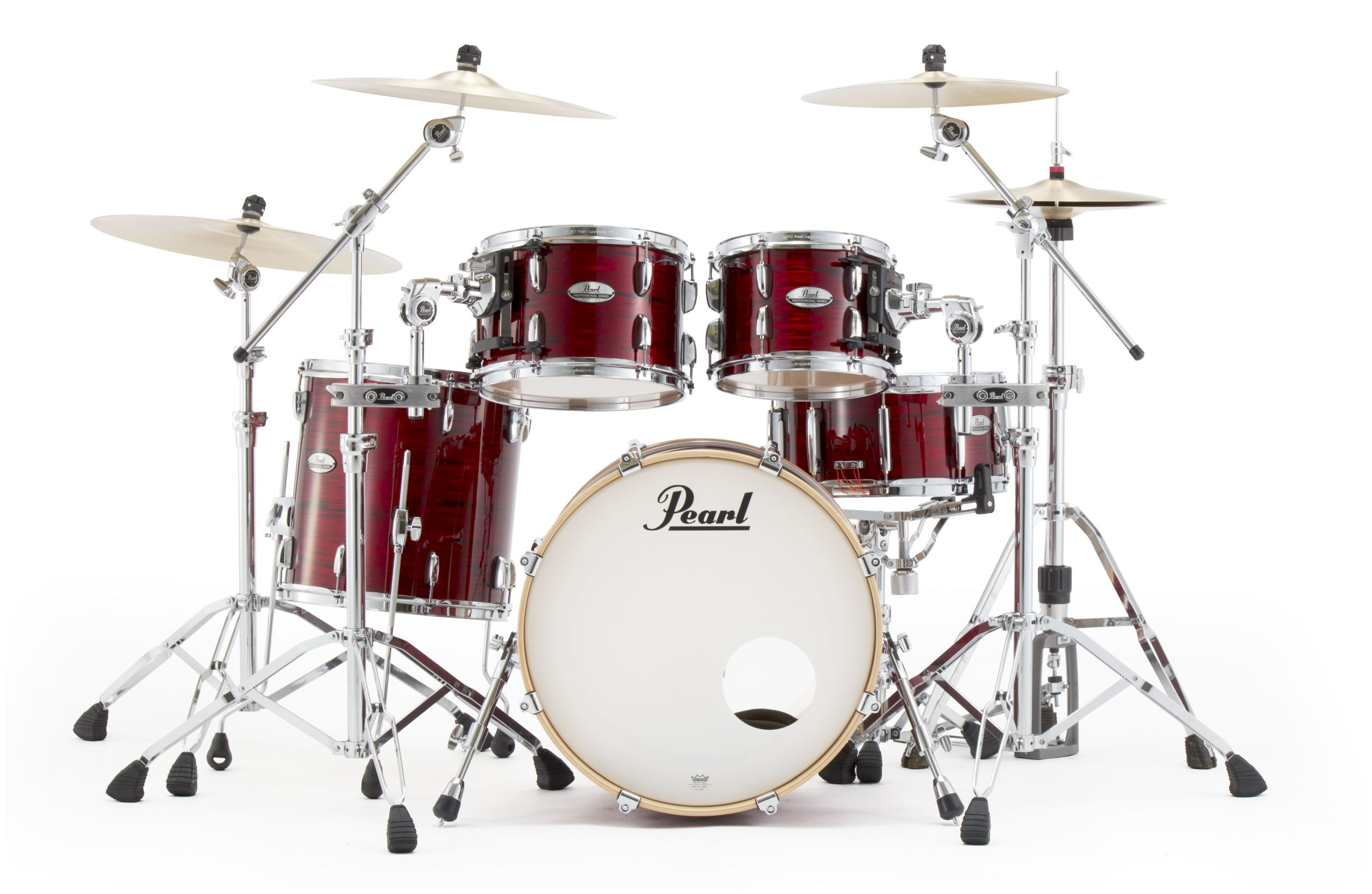Galerijní obrázek č.4 20“; 10“, 12“; 14“ PEARL PMX904XP/C808 Professional Series - Velvet Crimson