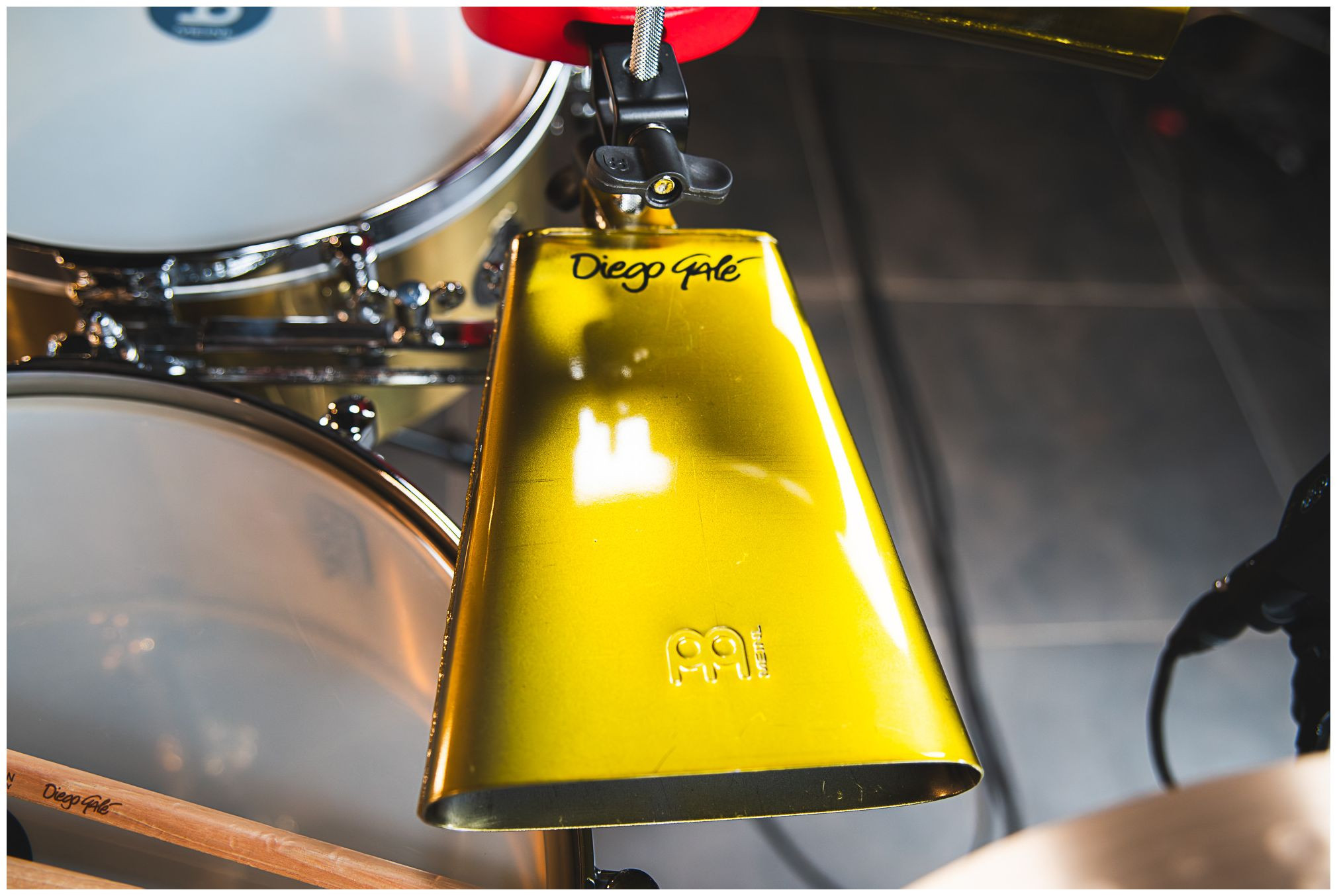 Galerijní obrázek č.2 Cowbells MEINL DG-RTB Diego Galé Signature Royal Timbale Cowbell 8” - Royal Gold