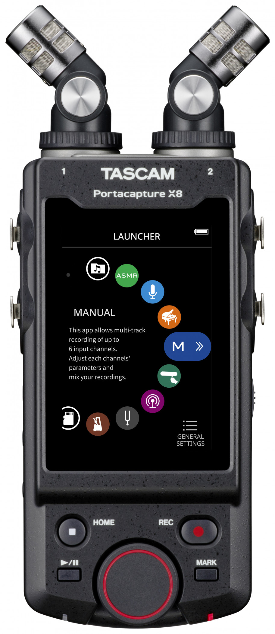 Galerijní obrázek č.3 Vícestopé rekordéry přenosné TASCAM Portacapture X8