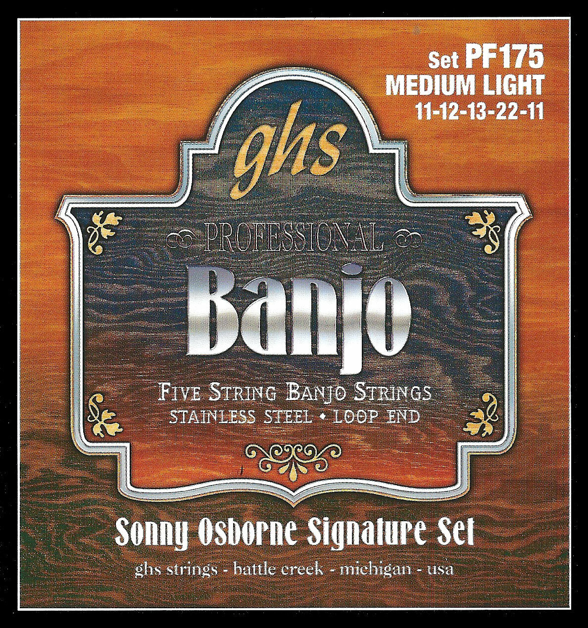 Hlavní obrázek Pro banja GHS PF175 - Sonny Osbourne Signature Banjo String Set