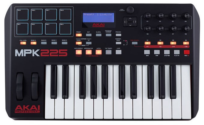 Hlavní obrázek MIDI keyboardy AKAI MPK 225
