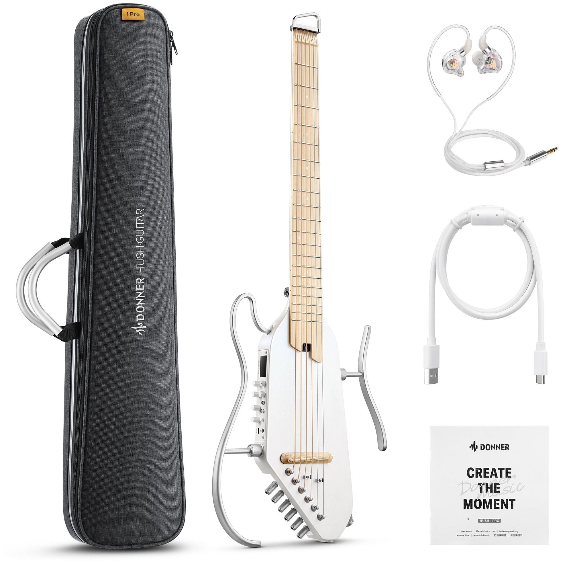 Hlavní obrázek Elektrické sety DONNER HUSH-I PRO SET - White