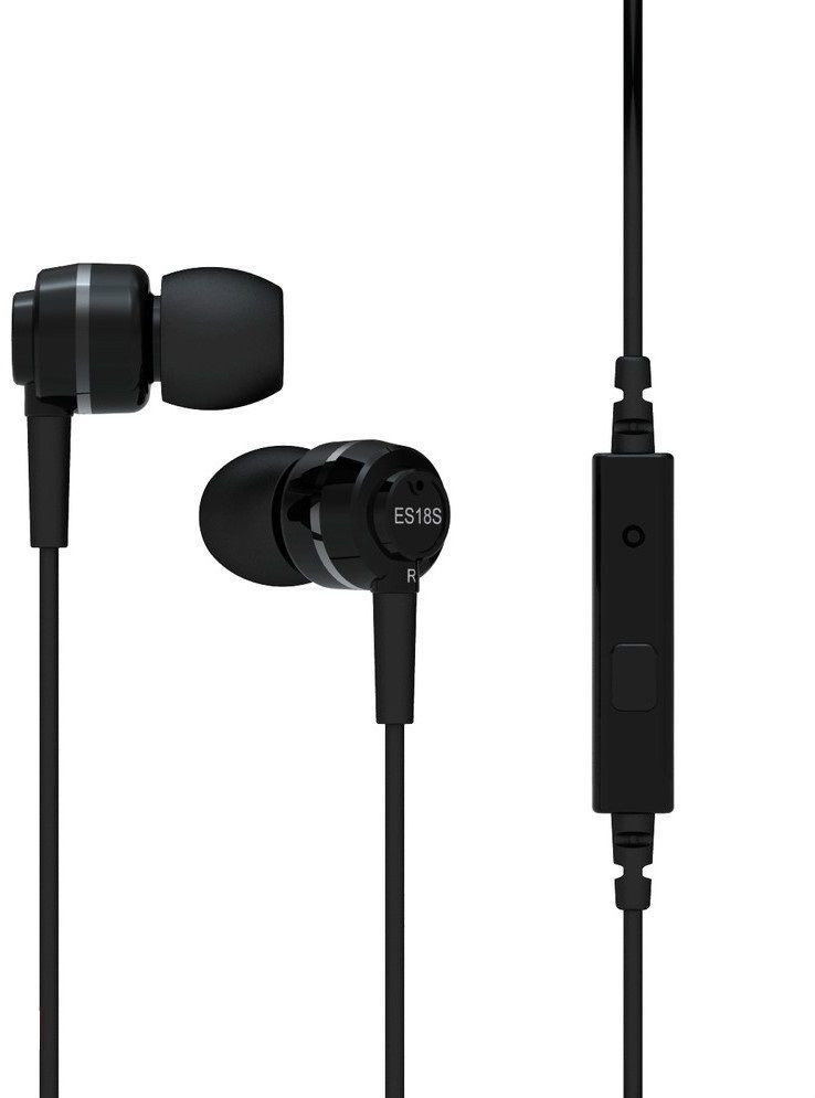 Hlavní obrázek Do uší (s kabelem) SOUNDMAGIC ES18S Black Silver
