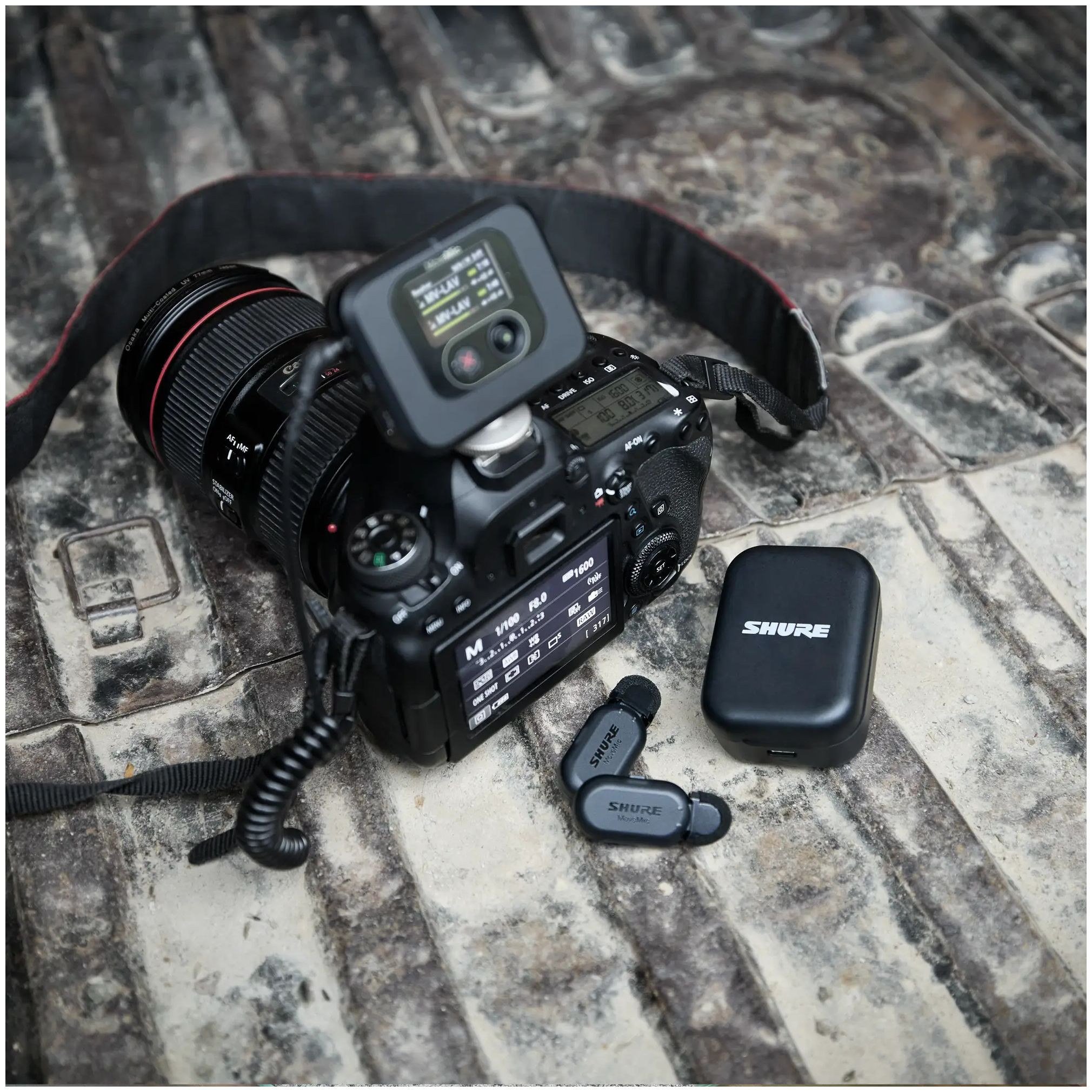 Galerijní obrázek č.5 S klopovým mikrofonem (lavalier) SHURE MOVEMIC TWO RECEIVER KIT