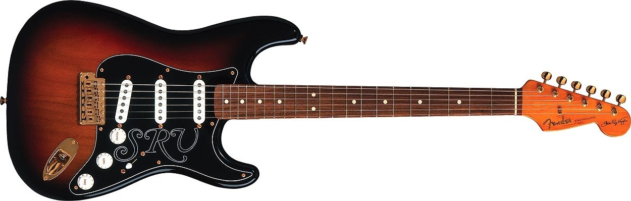 Hlavní obrázek ST - modely FENDER Stevie Ray Vaughan Stratocaster®, Pau Ferro Fretboard, 3-Color Sunburst