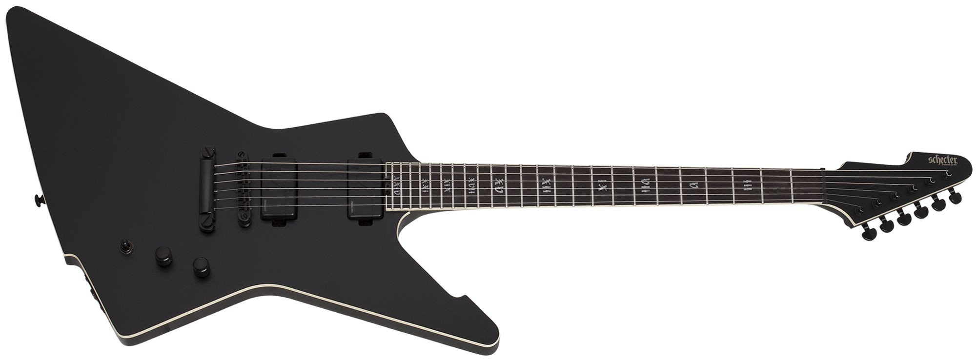 Hlavní obrázek Hard&heavy SCHECTER E-1 SLS Evil Twin Satin Black