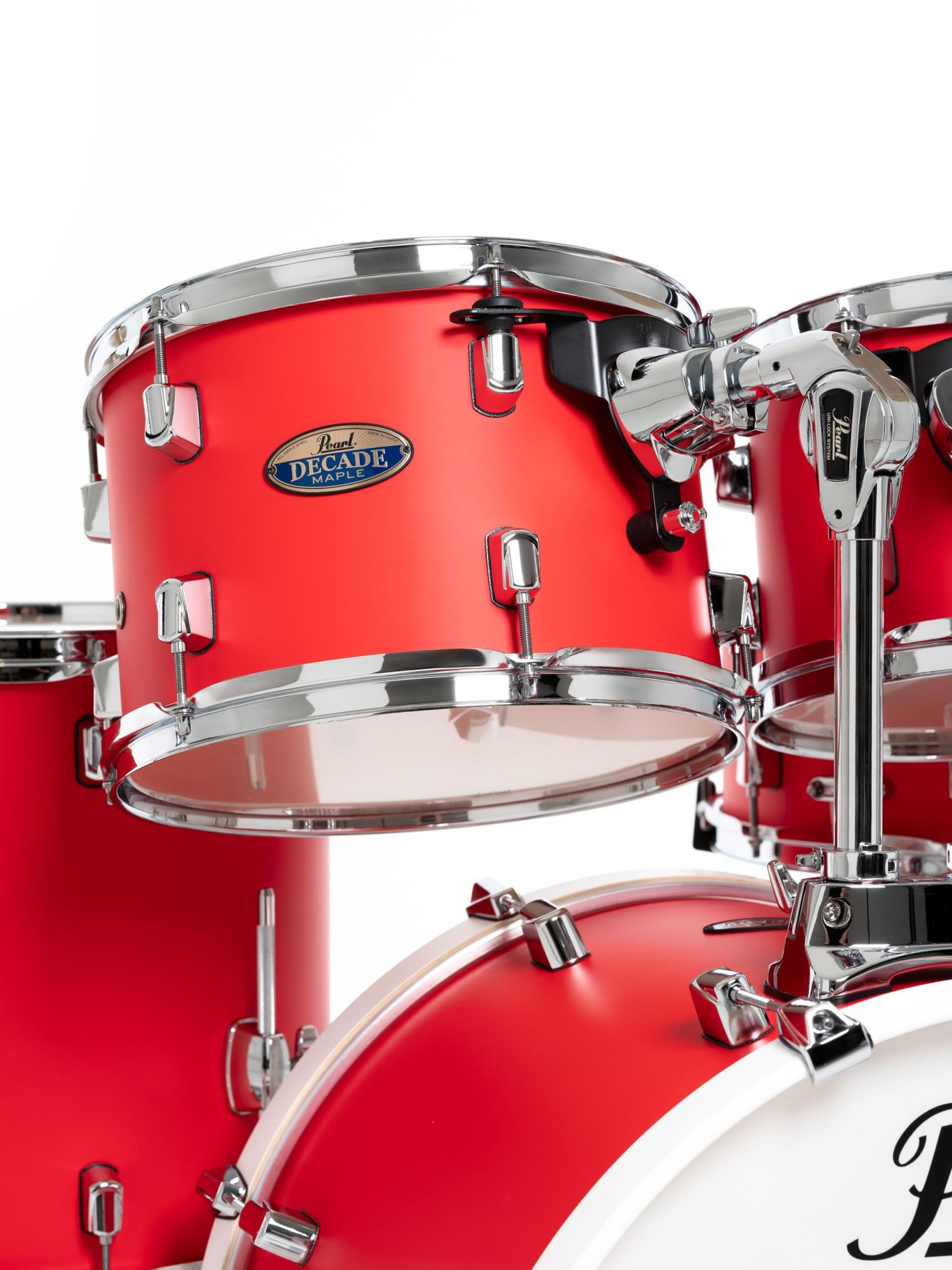 Galerijní obrázek č.9 20“; 10“, 12“; 14“ PEARL DMP905/C899 Decade Maple - Matte Racing Red