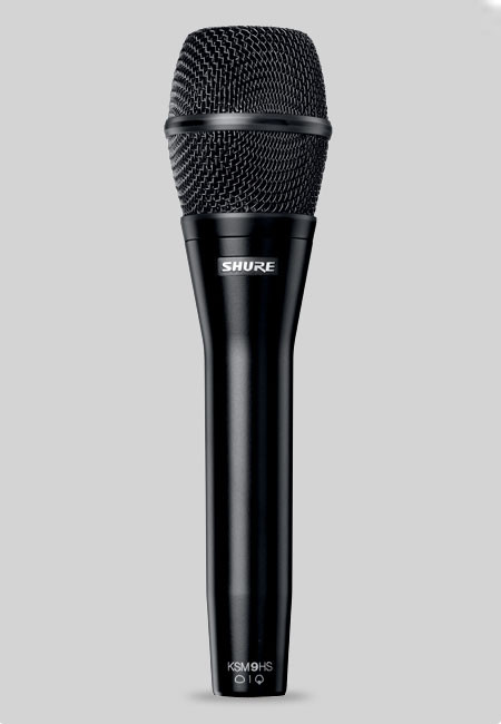 Galerijní obrázek č.1 Kondenzátorové pódiové vokální mikrofony SHURE KSM9HS