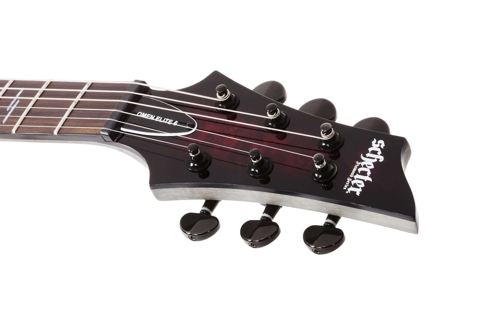 Galerijní obrázek č.12 Superstrat SCHECTER Omen Elite-6 - Black Cherry Burst