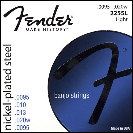 Hlavní obrázek Pro banja FENDER Banjo Nickel-Plated Steel 2255L - .095 - .095