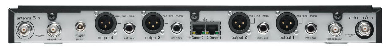 Galerijní obrázek č.1 Samostatné přijímače k bezdrátovým systémům SHURE SLXD4QDAN+E-K55