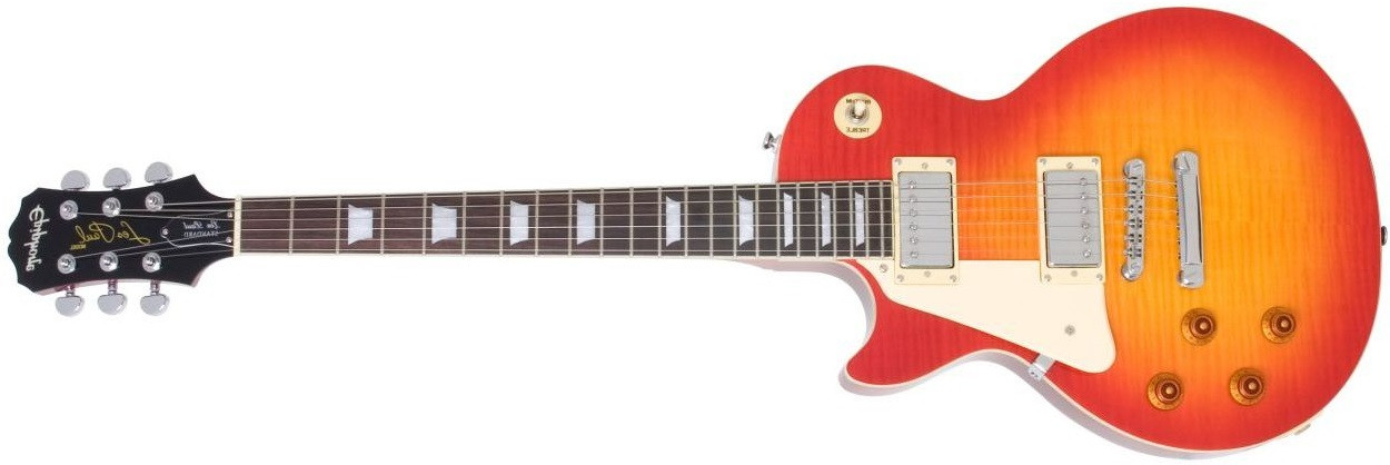 Hlavní obrázek Les Paul EPIPHONE Les Paul Standard Plus, Rosewood Fignerboard - Heritage Cherry - Levoruká