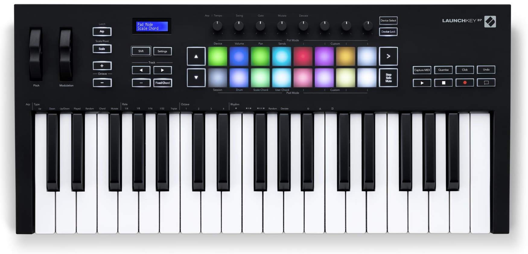 Hlavní obrázek MIDI keyboardy NOVATION Launchkey 37 MK3