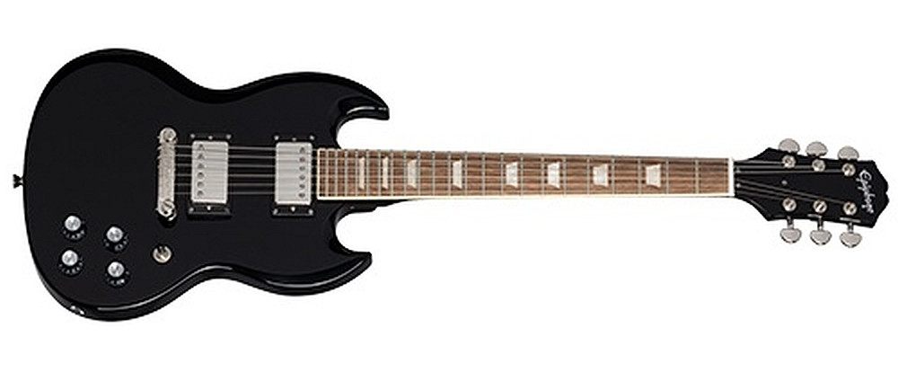 Hlavní obrázek Elektrické kytary EPIPHONE Power Players SG Exclusive - Dark Matter Ebony
