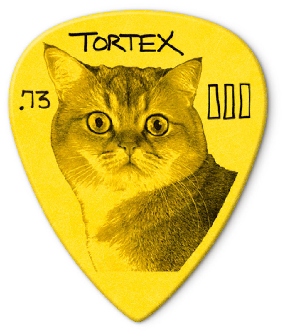 Galerijní obrázek č.10 Tvrdost  0.73 DUNLOP PG462P PAUL GILBERT CUSTOM TORTEX TIII PICK .73MM - 12 ks