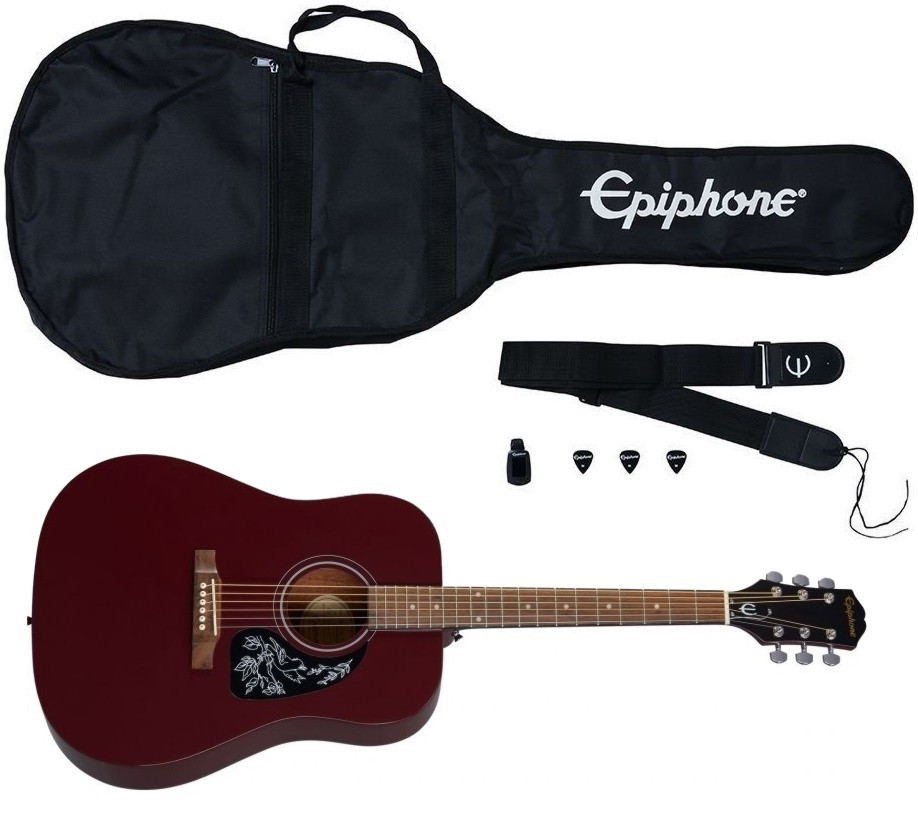 Hlavní obrázek Akustické sety EPIPHONE Starling Acoustic Guitar Player Pack - Wine Red
