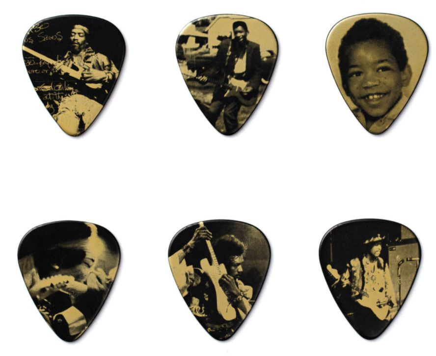 Galerijní obrázek č.1 Tvrdost do 2.0 DUNLOP JHPT10H Jimi Hendrix West Coast Boy Pick Tin